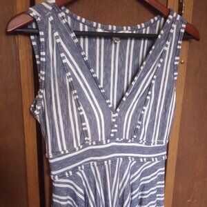 Max Studio V-Neck Sleeveless Midi Dress Size Small